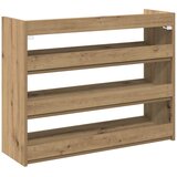  Stalak za cipele boja hrasta 80x25x62 cm konstruirano drvo Smeđa | shoptok.hr
