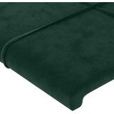  Uzglavlje s ušima tamnozeleno 83 x 23 x 118/128 cm baršunasto | shoptok.hr