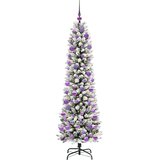 vidaXL Umestno božično drevo med 300 LED Zelena in bela 180 cm | Shoptok.si
