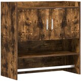 Polica na zidu Zidna montaža Dimljeni hrast 80 x 36 x 80 cm | Shoptok.si