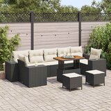  Sjedeća garnitura za vrt 10 kom. poliratan 331 x 145 x 85 cm | shoptok.hr