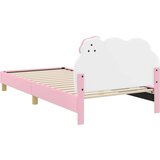  Otroški posteljni okvir z vznožjem Roza 80 x 200 cm PU, (5000104724) | Shoptok.si