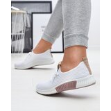Resti White women's sports shoes with brown inserts Kedeti - Footwear | shoptok.hr