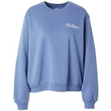 Hollister Sweater majica plavi traper / bijela