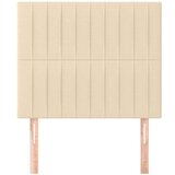  Uzglavlja 2 kom krem 90x5x78/88 cm od tkanine | shoptok.hr