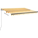  Samostojeća automatska tenda 350 x 250 cm žuto-bijela | shoptok.hr