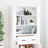  Visoka komoda bijela od konstruiranog drva | shoptok.hr