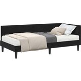 vidaXL Kotni okvir postelje z matrico Drugo 2 pcs Črna Žamet, (5000123353) | Shoptok.si