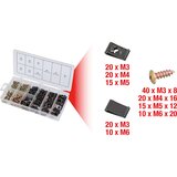 Ks Tools Ponudba karoserijskih matic in vijakov, 170 kosov, v kovčku iz umetne mase | Shoptok.si