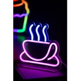 Leitmotiv Rožnata LED neon svetilka 5 W Coffee – | Shoptok.si