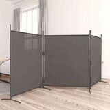 Sobna pregrada s 3 panela antracit 525 x 180 cm od tkanine | shoptok.hr