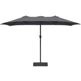  Vrtni suncobran Antracit 385 x 209 x 244 cm Poliester i čelik | shoptok.hr