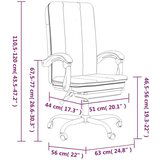  Uredski naslonjač od tkanine tamnosivi | shoptok.hr
