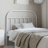  Metalno uzglavlje bijelo 100 cm | shoptok.hr