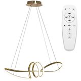 Toolight moderna stropna svjetiljka led + pilot APP824-CP gold | shoptok.hr