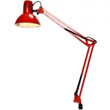 Ferotehna Namizna svetilka Isabella (60 W, premer: 16 cm, višina: 72 cm, rdeča, s sponko)