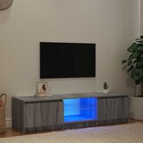TV ormarić s LED svjetlima boja hrasta sonome 140x40x36 cm | shoptok.hr