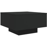 Maison Chic Klubska mizica - kavna mizica - Nizka mizica črna 55x55x31 cm inženirski les, (21754294) Cene