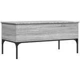  Stolić za kavu siva boja hasta 100x50x45 cm od drva i metala | shoptok.hr