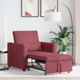  3-v-1 Enosed Raztegljiv Vino Rdeča Tkanina | Shoptok.si