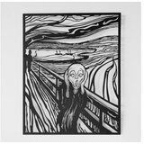 WALLXPERT dekorativni metalni zidni pribor the scream APT728 l | ePonuda.com