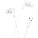 Hoco žične slušalice Type C sa mikrofonom M114 bele | ePonuda.com