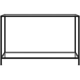  Konzolni stol prozirni 120 x 35 x 75 cm od kaljenog stakla | shoptok.hr