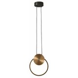 Mitea Lighting M10911-1 br 250mm led visilica crna + staro zlato 9W 3000K Cene