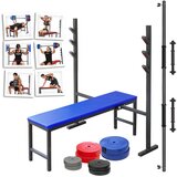 IRON SPORT Benc klupa i tegovi - Benc klupa «LEON» tegovi 96kg i 2+1 šipka - proizvodac | ePonuda.com