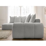 Bobochic Paris Svijetlo siva sklopiva/s prostorom za odlaganje kutna garnitura od šenila (s lijevim kutom/u obliku slova L) Everest – | shoptok.hr