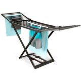 ProGarden Črno zložljivo stojalo za perilo XXL 200 cm, (5000091759) | Shoptok.si