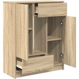  Komoda s ladicama i vratima sonoma hrast 73x31x90 cm | shoptok.hr