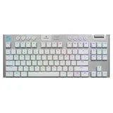 pro x tkl rapid gaming keyboard, white, us