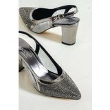 Capone Outfitters High Heels - Gray - Block Cene