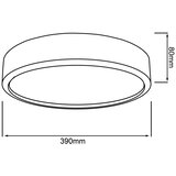 Brilliant LED plafonsko svetlo SLIMLINE LED/22W/230V Ø 39 cm fikus | Eponuda.com