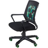 Minecraft VRTLJIVI STOL umetna masa, tekstil črna | Shoptok.si