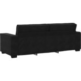  Trosjed Kauč Crni 220x78x84 cm Baršun | shoptok.hr