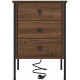  Noćni ormar Smeđi hrast 42 x 41 x 61 cm Konstruirano drvo | shoptok.hr
