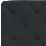 vidaXL Krevet s madracem crni 100x200 cm baršunasti | shoptok.hr