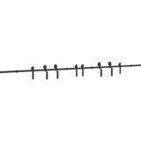  Komplet opreme za drsna vrata 400 cm jeklo črne barve, (22046908) | Shoptok.si