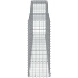  Obokane gabion košare 5 kosov 400x50x120/140cm pocinkano železo | Shoptok.si