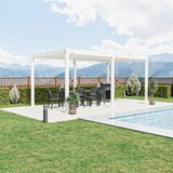 Gardenson Pergola Trumpf, Bela, 3x3,5m | Shoptok.si