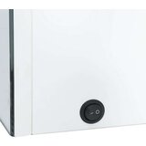 vidaXL LED kopalniška omarica z ogledalom 89x14x62 cm sijoče bela | Shoptok.si
