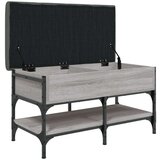  Klupa za cipele siva boja hrasta 82x42x45 cm konstruirano drvo | shoptok.hr