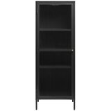 Unique Furniture Črna kovinska vitrina 58x160 cm Bronco – Unique Furniture Cene