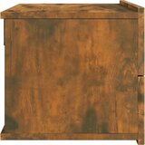  Noćni ormarići 2 kom dimljeni hrast 40 x 30 x 30 cm drveni | shoptok.hr