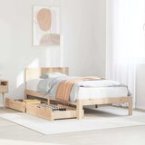 vidaXL Okvir kreveta s ladicama bez madraca 90x190 cm Cijene
