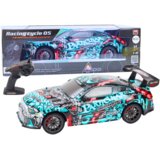  Veliki sportski auto na daljinsko upravljanje u omjeru 1:8 Graffiti - tirkizni | shoptok.hr