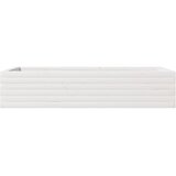  Vrtna sadilica bijela 110x60x23 cm od masivne borovine | shoptok.hr