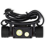 Nedis LHLR10WBK- LED prigušiva punjiva čelna lampa LED/10W/5V 2200 mAh IPX8 crna | Eponuda.com